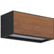 Aether LED 4.33 inch Wood Outdoor Wall Mount